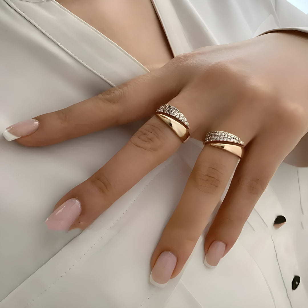 Élodie™ | Bague élégante scintillante