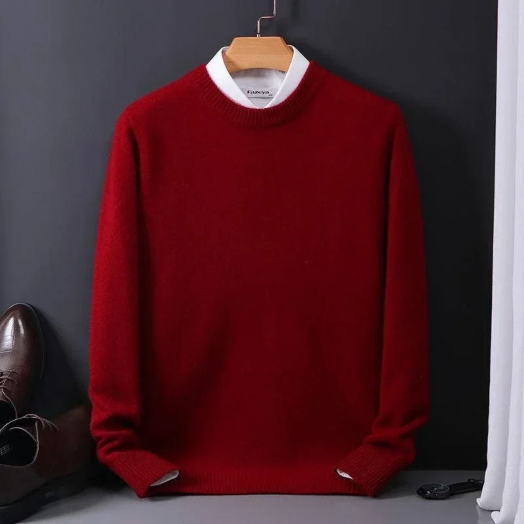 Laurent™ | Pull Col Rond en Laine