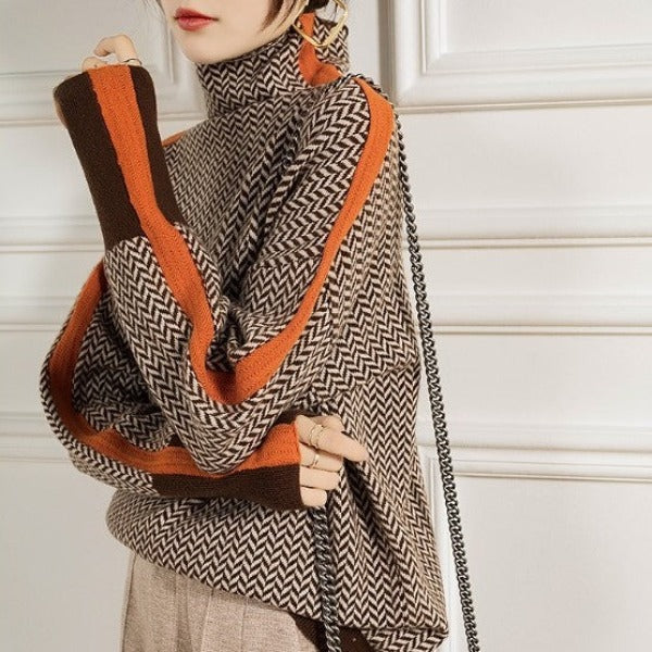 Yvette™ | Pull tricot rayé