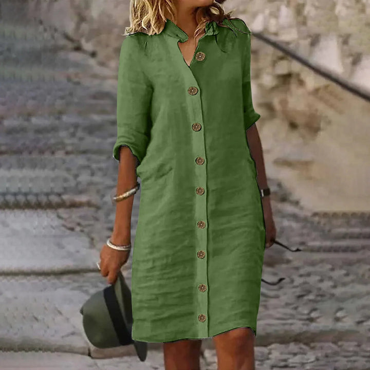 Diane™ |  Vestito camicia midi casual