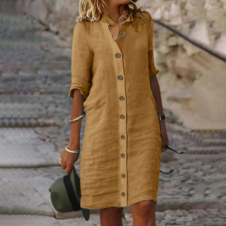 Diane™ |  Vestito camicia midi casual