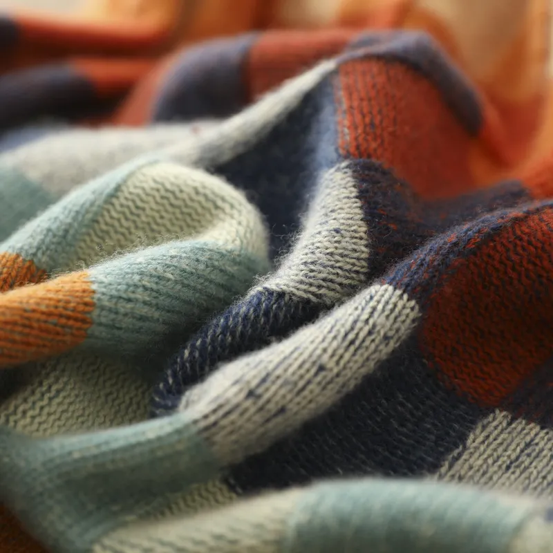 Pauline™ | Pull à col roulé en patchwork