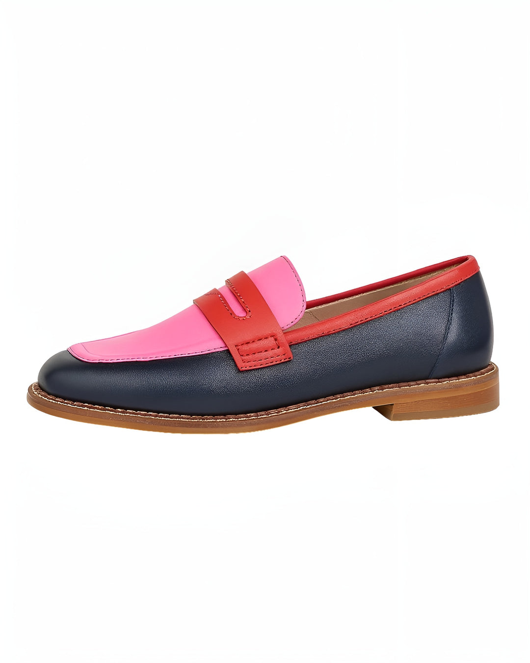 Isadore™ | Mocassins à imprimé animal et touches colorées
