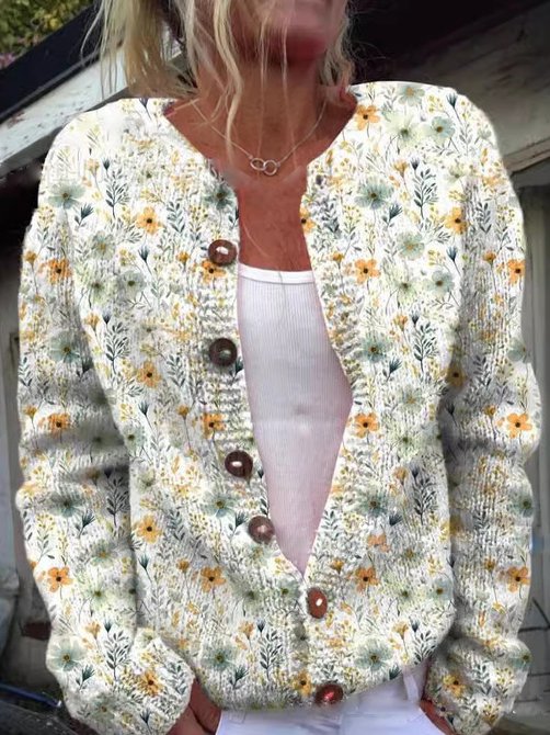 Margot™ | Cardigan fleuri pour l'automne et l'hiver