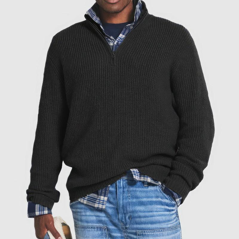 Julien™ | Pull zippé en maille pour hommes