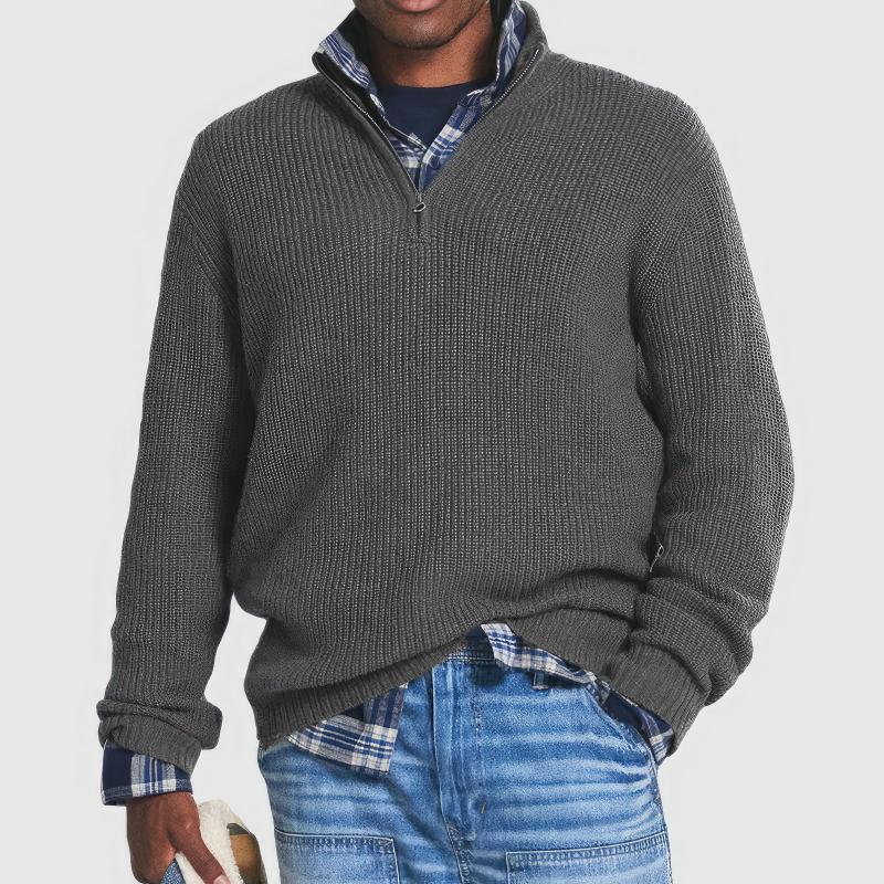 Julien™ | Pull zippé en maille pour hommes