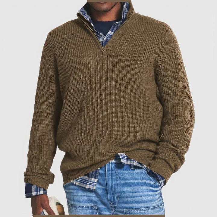 Julien™ | Pull zippé en maille pour hommes