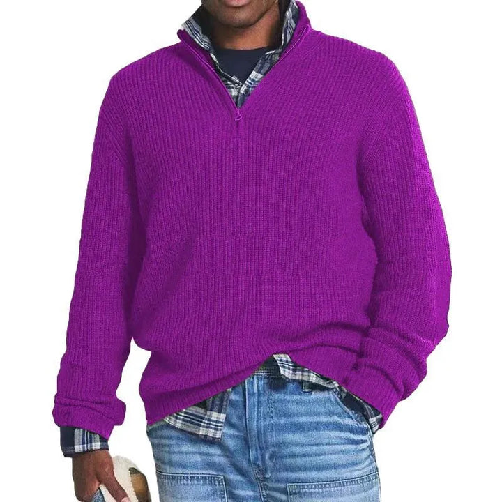 Julien™ | Pull zippé en maille pour hommes