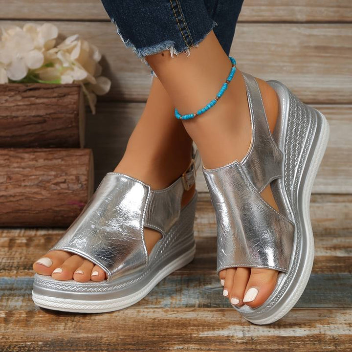 Juliette | Sandales Orthopédiques en Argent