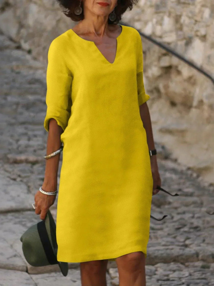 Josette™ | Robe élégante à col V