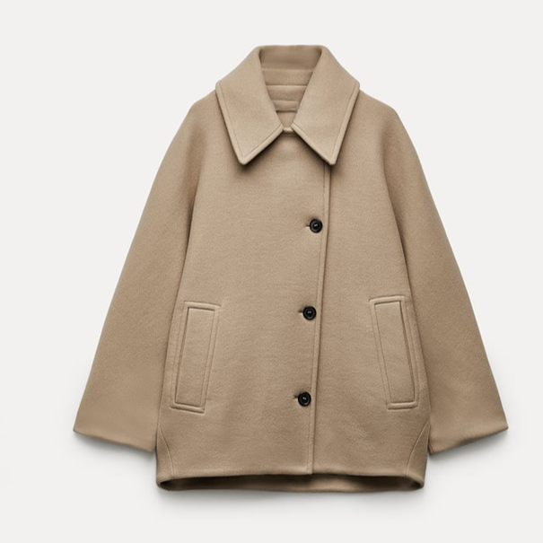 Solange™ | Manteau en laine oversize
