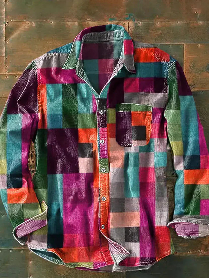 Noa - Vintage unisex-blouse