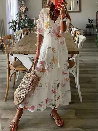 Églantine™ |  Abito bohémien con copertura del ventre