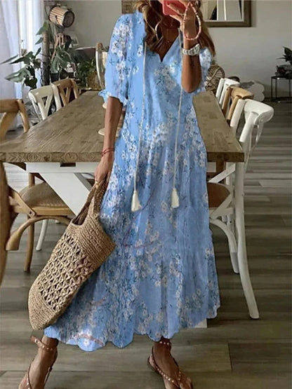 Églantine™ |  Abito bohémien con copertura del ventre